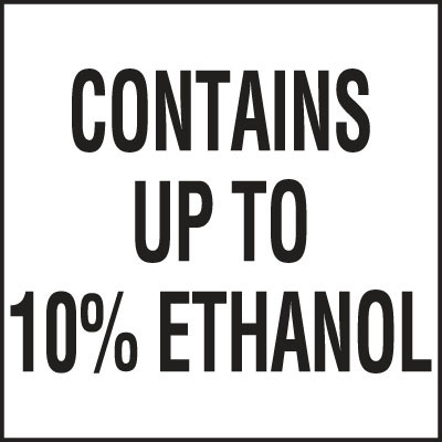Contains up to 10% Ethanol